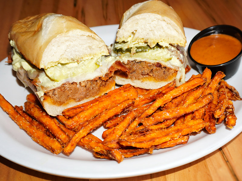 Pulled Pork Cuban sandwich